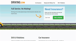 Desktop Screenshot of driving.com
